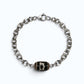 Lotus Dzi Bead Bracelet