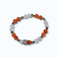 Letter T  | Golden Sunstone & White Rutilated Quartz Bracelet