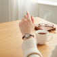 White Phantom Leather Bracelet