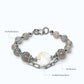 Snowflake Phantom Charm + Grey Rutilated Quartz w/ Grey Moonstone Bangle