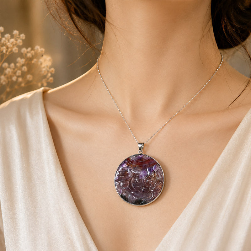 Auralite 23 Nine Tail Fox Pendant