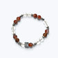 Letter L | Red Auralite  & Yellow Phantom Pyramid Bracelet
