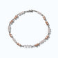 Mozambique Rose Quartz w/ Freshwater Pearl Anklet