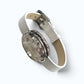 White Phantom Quartz Leather Bracelet