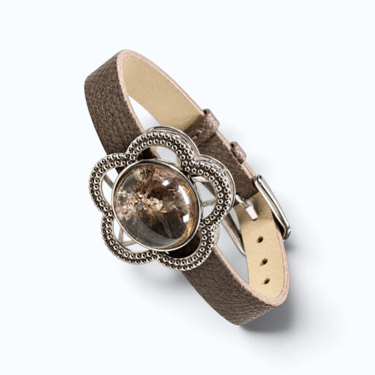 Calcite Leather Bracelet