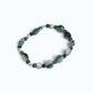 Flower Green Jadeite Jade Bracelet