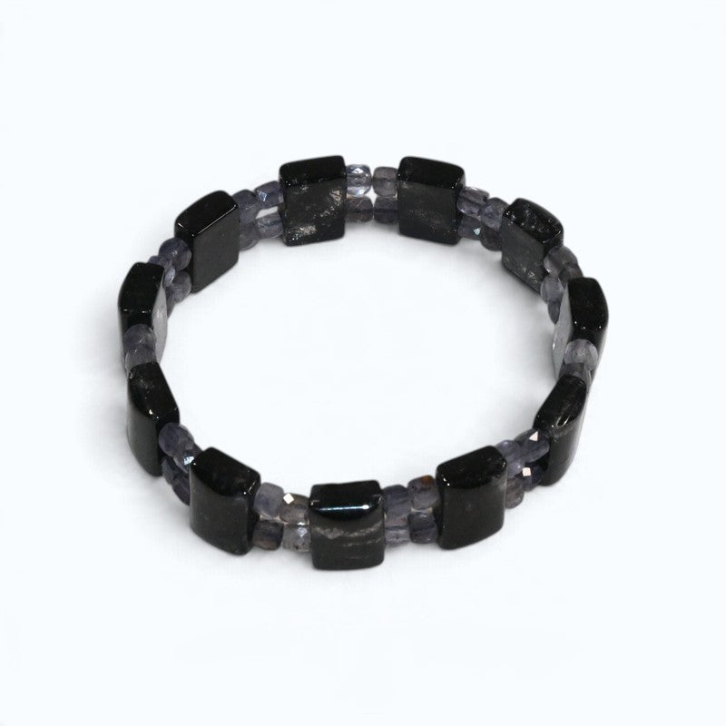 Black Rutilated Bracelet