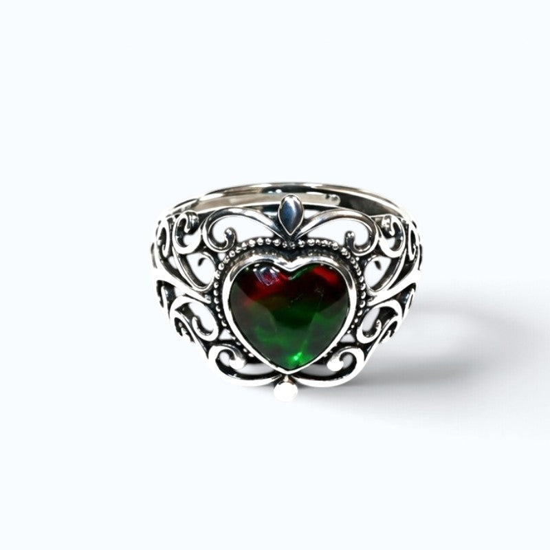Ammolite Ring