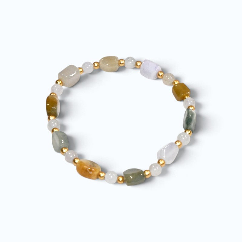 Mixed Jadeite Jade Bracelet