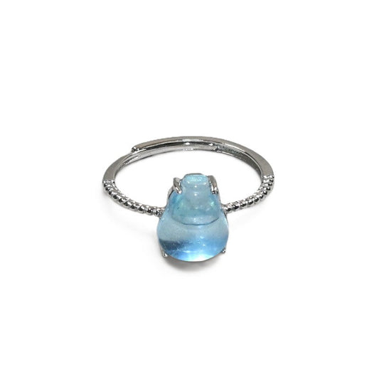 Aquamarine Gourd Ring