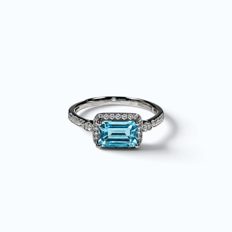 Blue Topaz Ring
