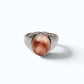 Pink Rabbit Fur Quartz Ring