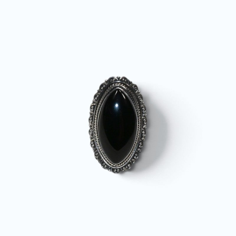 Black Agate Ring