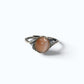 Pink Rabbit Fur Quartz Ring