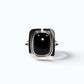 Black Agate Ring
