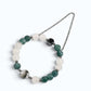 Green Phantom Quartz Charm + Green Kyanite w/ Moonstone Bracelet