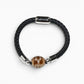 Benefactor Dzi Bead w/ Leather Bangle