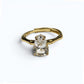Clear Quartz Gourd Ring