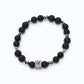 Letter Y | Purpurite & Black Tourmaline Bracelet