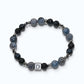 Letter D | Pietersite & Blue Tiger Eye Bracelet