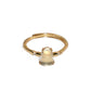Golden Prehnite Gourd Ring