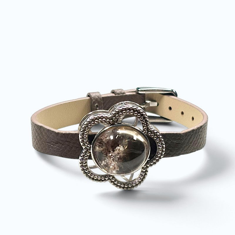 Calcite Leather Bracelet