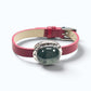 Green Phantom Starry Quartz Leather Bracelet