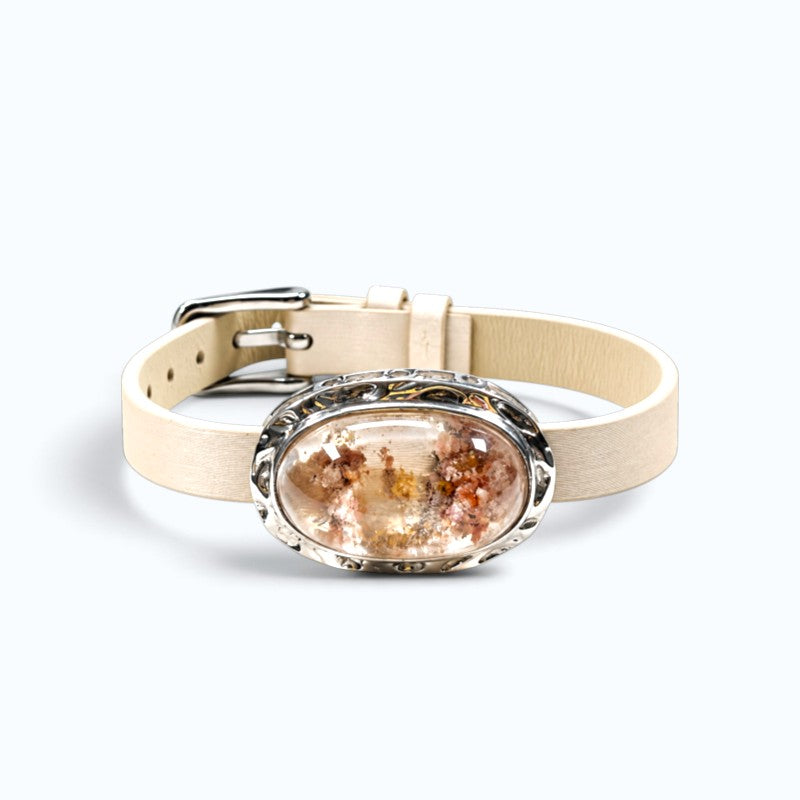 Calcite Leather Bracelet