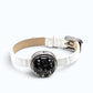 Green Phantom Quartz Leather Bracelet