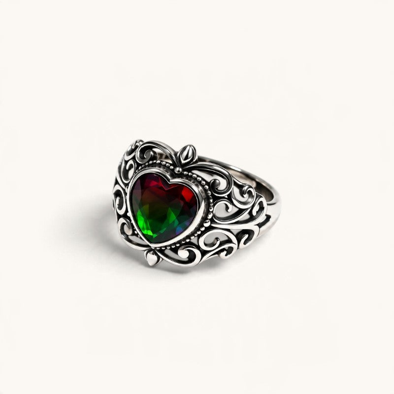 Ammolite Ring