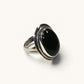 Black Agate Ring