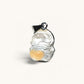 Cutie Love Fox Yellow Rabbit Fur Quartz