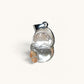 Cutie Floral Fox Yellow Rabbit Fur Quartz Pendant