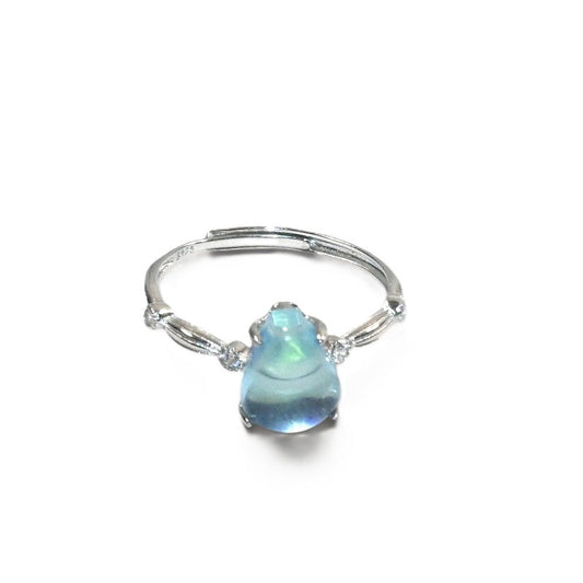 Aquamarine Gourd Ring