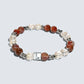 Letter L | Red Auralite  & Yellow Phantom Pyramid Bracelet