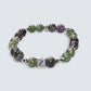 Letter Z | Eye Auralite & Green Lithium Mica Bracelet
