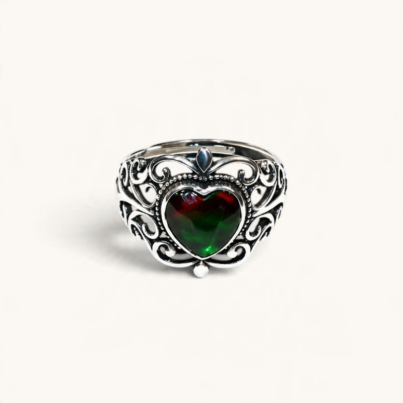 Ammolite Ring