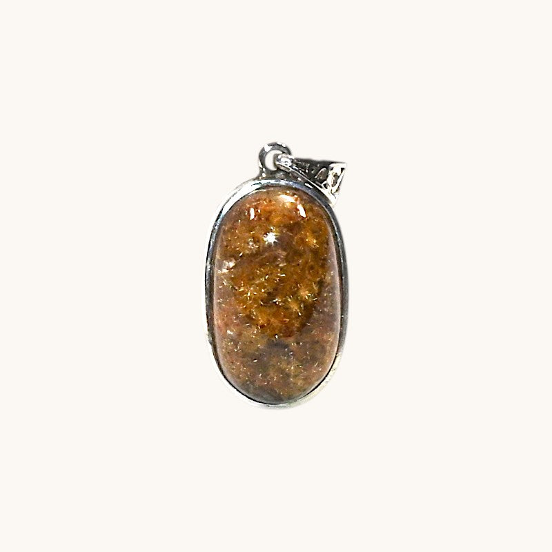 Chrysanthemum Rutilated Quartz Pendant