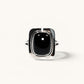 Black Agate Ring