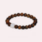 Moonstone Charm w/ Medicine Amber Bracelet