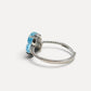 Aquamarine Gourd Ring