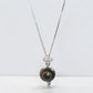 Striped Dzi Bead Pendant
