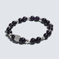 Letter Y | Purpurite & Black Tourmaline Bracelet