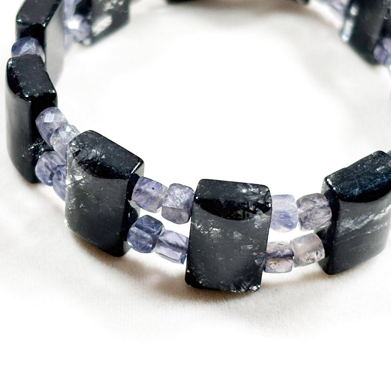 Black Rutilated Bracelet