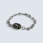 Lotus Dzi Bead Bracelet