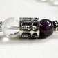 Abacus Charm + White Phantom Quartz w/ Eye Auralite Quartz Bracelet