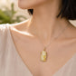 White Amber Pendant