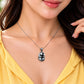 Cutie Fox Black Rutilated Quartz Pendant