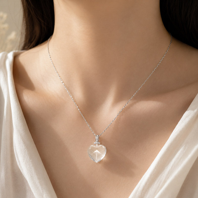 White Phantom Quartz Pendant