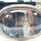 Copper Rutilated Quartz w/ Biotite Mica Leather Bracelet